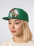 Бейсболка MITCHELL NESS арт. HS10521-BCEGREN Boston Celtics NBA (зеленый)